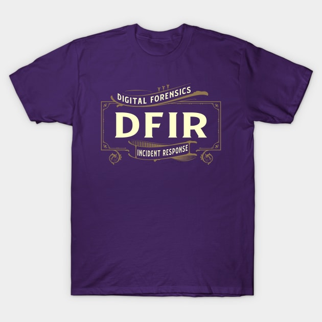 DFIR - Purple Background T-Shirt by DFIR Diva
